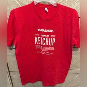 Red Whataburger Ketchup Tee